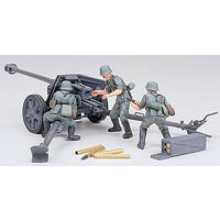 German 75mm anti tank kanon 1/35 Tamiya plastmodell