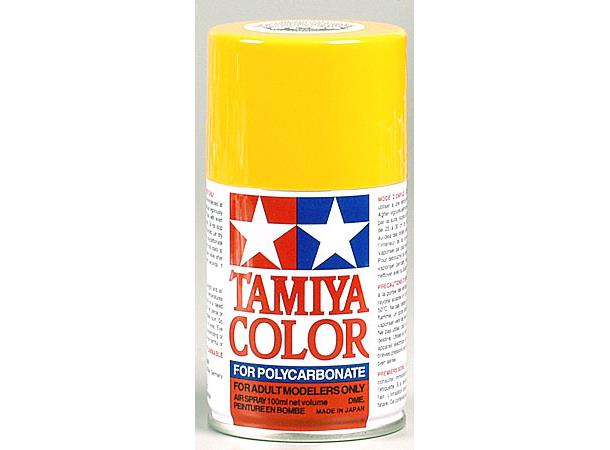 Tamiya Lakk Spray Lexan PS-19 Camel Yellow