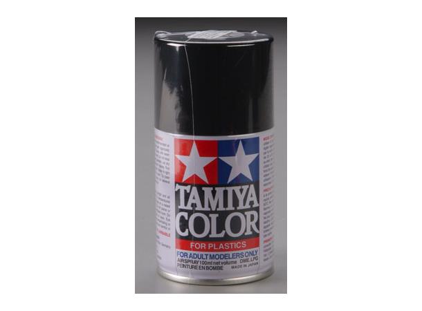 Tamiya Lakk Spray Plast TS-40 Blank Met.Black