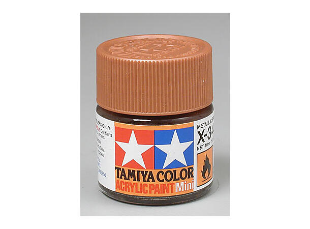 Tamiya lakk Acryl X-34 Met.Browne 10ml glass