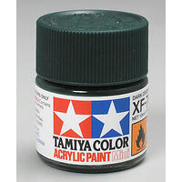 Tamiya lakk Acryl XF-70 Dark Green 2 10ml glass