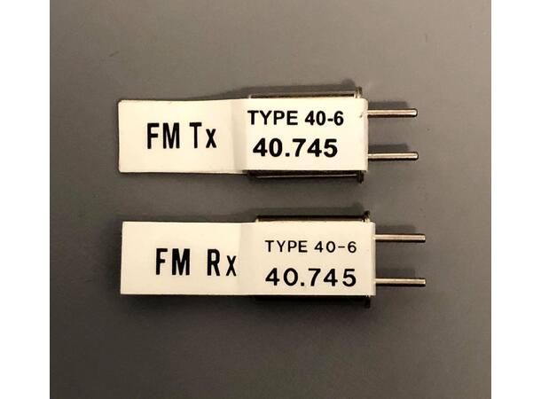 Futaba FM TX 40.745 send. X-tall