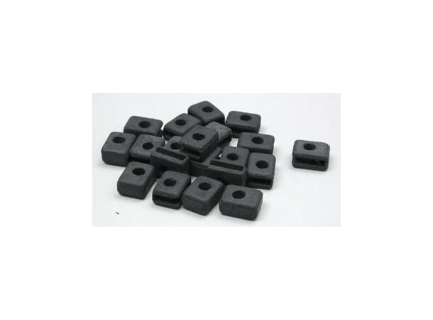 Futaba Servogummi Std. firkant Til U305, U400,        10 stk