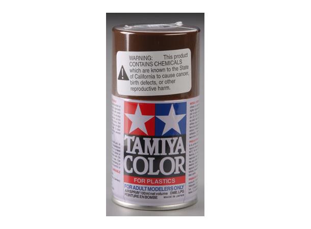 Tamiya Lakk Spray Plast TS-01 Matt Red Brown