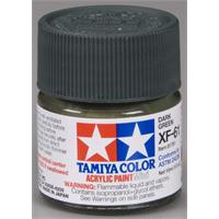 Tamiya lakk Acryl XF-61 Dark Green 10ml glass