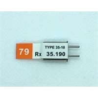 Futaba FM RX 35.190 Dual con.mott.X-tall Kanal 79