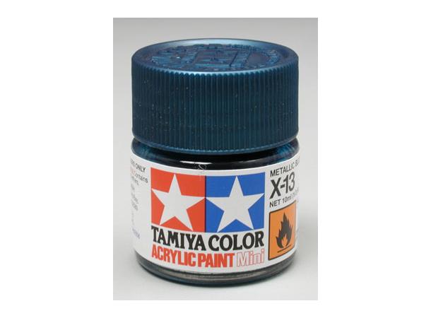 Tamiya lakk Acryl X-13 Met.Blue 10ml glass