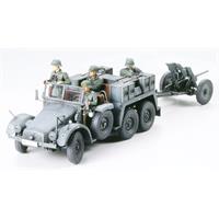 Krupp Towing Truck w/37mm Pak 1/35 Tamiya plastmodell