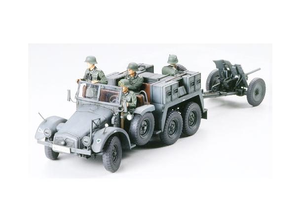 Krupp Towing Truck w/37mm Pak 1/35 Tamiya plastmodell