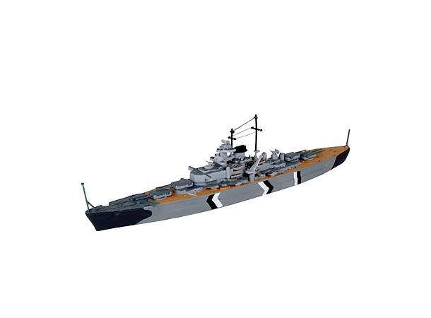 Revell Bismarc 1/1200 Revell plastbyggesett