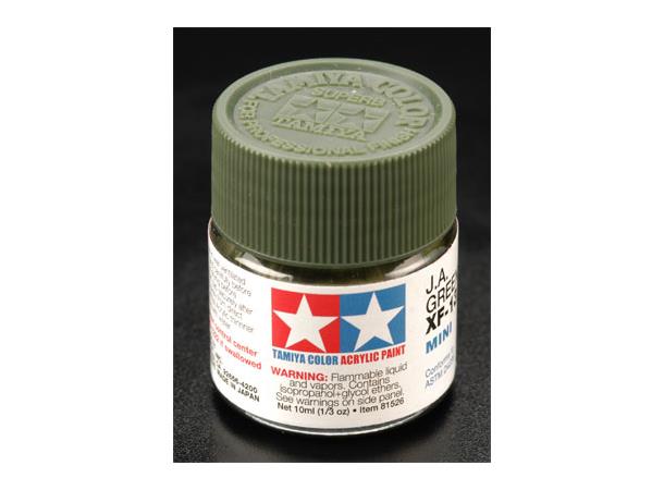 Tamiya lakk Acryl XF-13 J.A. Green 10ml glass