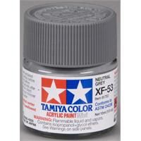 Tamiya lakk Acryl XF-53 Neutr. Grey 10ml glass