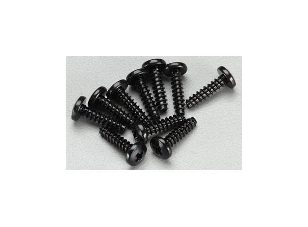 Skrue til servohorn/nylondrev 2,6x8mm 5stk Passer 148,3003,9001 o.l