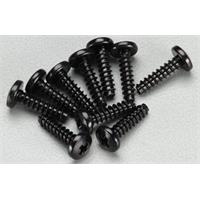 Skrue til servohorn/nylondrev 2,6x8mm 5stk Passer 148,3003,9001 o.l