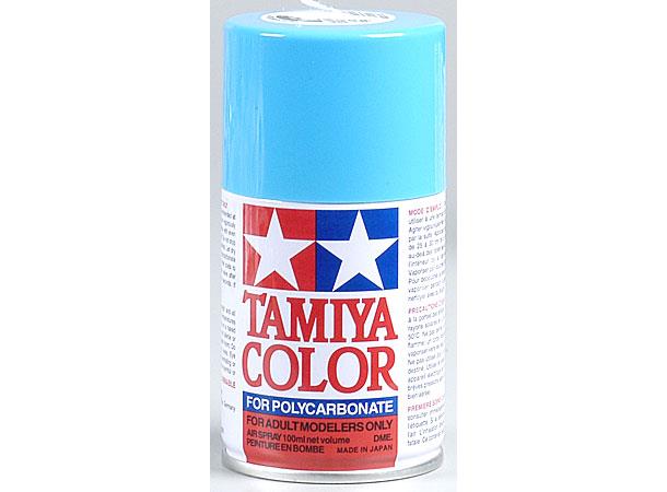 Tamiya Lakk Spray Lexan PS-03 Lyse blå Lyse blå