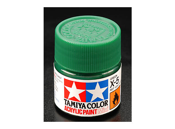 Tamiya lakk Acryl X-05 Green 10ml glass