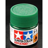 Tamiya lakk Acryl X-05 Green 10ml glass