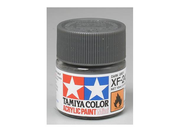 Tamiya lakk Acryl XF-24 Dark Grey 10ml glass