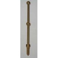 Rekkestendere  6mm 2 hull 10 stk for 0,5mm messingtråd