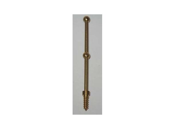 Rekkestendere  6mm 2 hull 10 stk for 0,5mm messingtråd