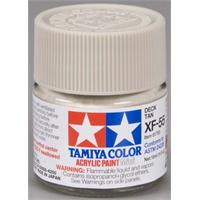 Tamiya lakk Acryl XF-55 Deck Tan 10ml glass