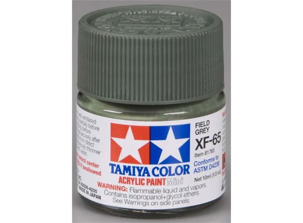 Tamiya lakk Acryl XF-65 Field Grey 10ml glass
