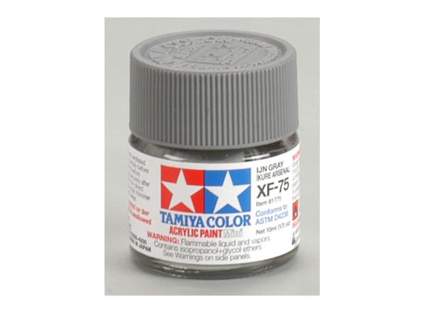 Tamiya lakk Acryl XF-75 IJN Gray Kur. 10ml glass