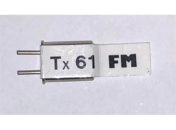 Futaba FM TX 35.010  send. X-tall Kanal 61