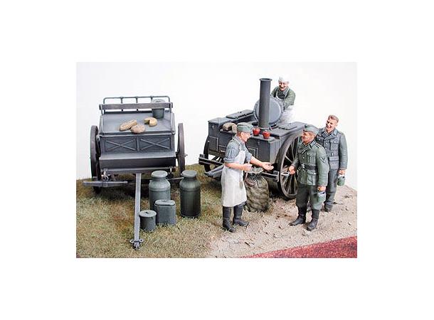 German Field Kitchen Scenery 1/35 Tamiya plastmodell