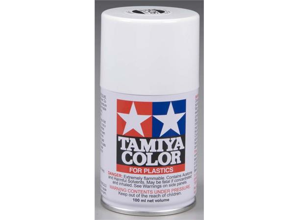 Tamiya Lakk Spray Plast TS-26 Blank Pure Hvit