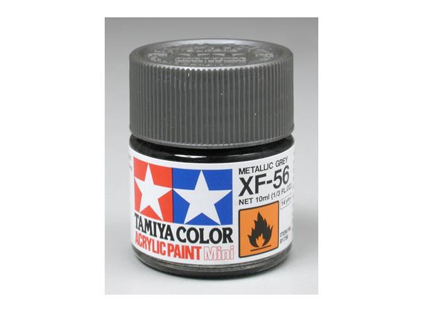 Tamiya lakk Acryl XF-56 Met Grey 10ml glass