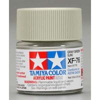 Tamiya lakk Acryl XF-76 Grey Green § 10ml glass