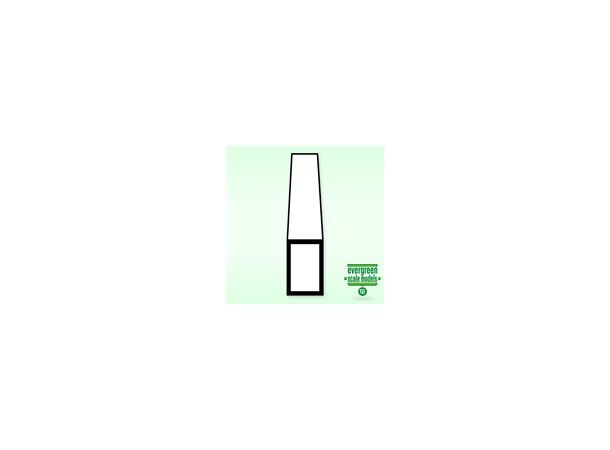 Evergreen rektang rør 4,8 x 7,9 x 350mm 2 stk