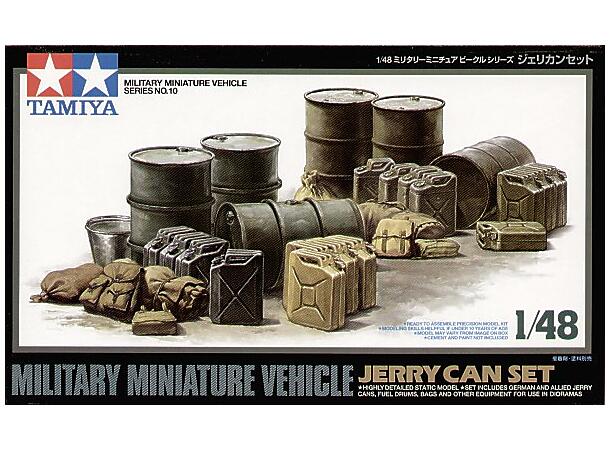 Tamiya Jerry Can Set 1/48 1/48 Tamiya plastmodell