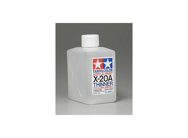 Tamiya lakk Acryl X-20A Tynner stor 250ml