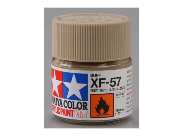 Tamiya lakk Acryl XF-57 Buff 10ml glass