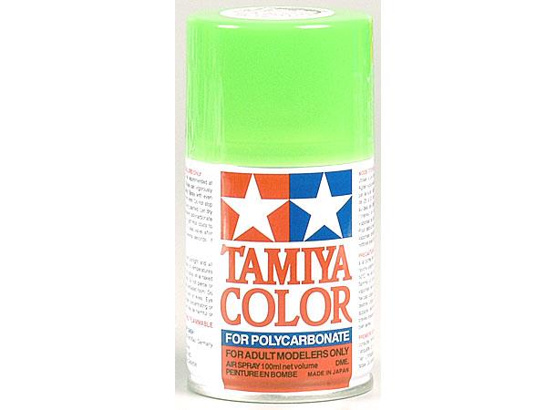 Tamiya Lakk Spray Lexan PS-28 § Fluor. Green