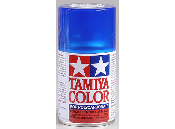 Tamiya Lakk Spray Lexan PS-38 § Transp. Blue