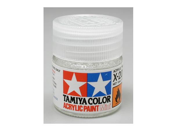 Tamiya lakk Acryl X-20A Tynner 10ml glass