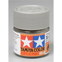 Tamiya lakk Acryl X-32  Titan Silver 10ml glass