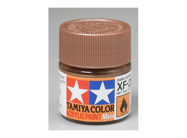 Tamiya lakk Acryl XF-28 Dark Copper 10ml glass