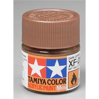 Tamiya lakk Acryl XF-28 Dark Copper 10ml glass