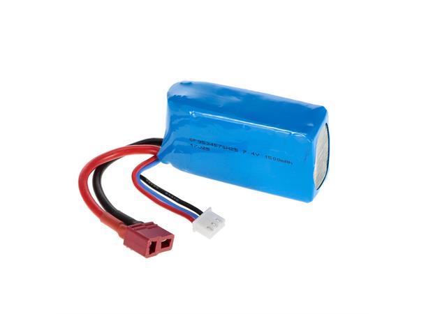 2s  1500mAh LiIon Flat RSR/-B WLToys 7.4V Deans