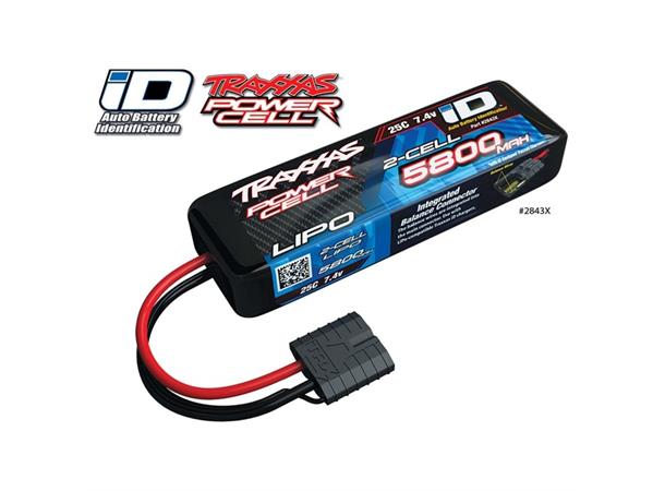 2s  5800mAh ID LiPo Traxxas Batteri 7,4V