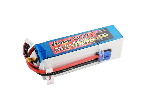 6s  5500mAh - 45C - Gens Ace EC5 EC5