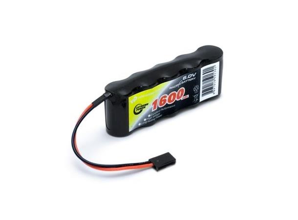 Batteri 6V 1600mAh Nimh flat Rx § FLAT Rx