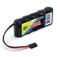 Batteri 6V 1600mAh Nimh flat Rx § FLAT Rx