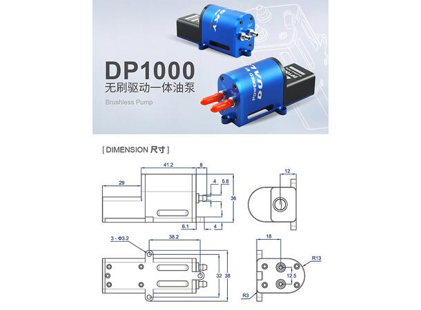 Dualsky DP1000 Røykpumpe BL §