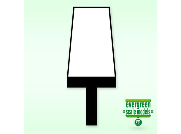 Evergreen T- profil 3,1 x350mm § 3 stk