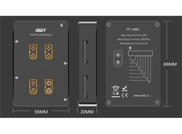 ISDT Safe Paralell Board XT60